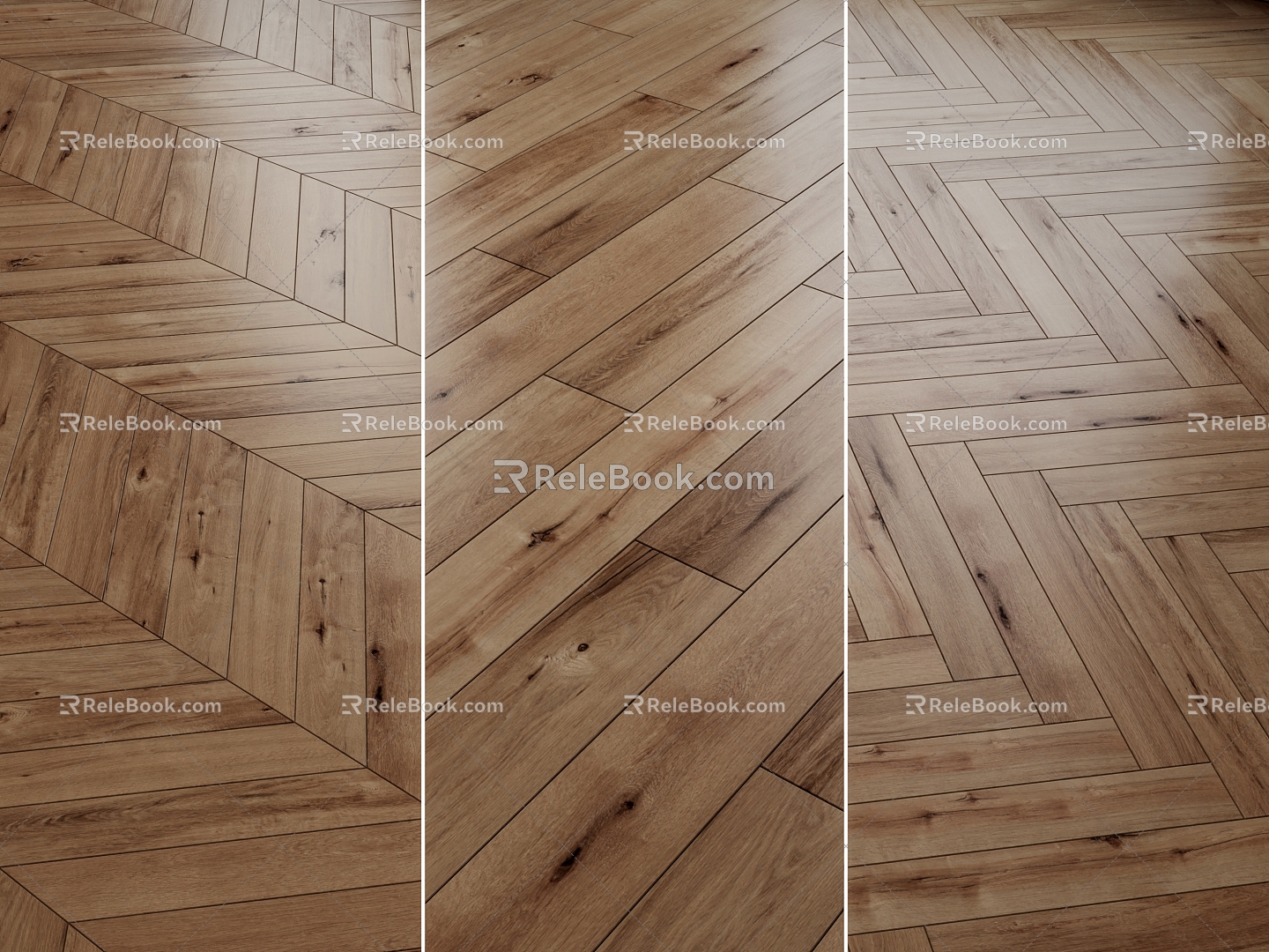 Wood Flooring Fishbone Wood Flooring Herrings Wood Flooring 3d model