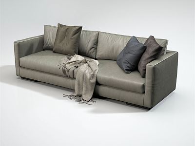 Modern Double Sofa Multi-person Sofa Combination Sofa model