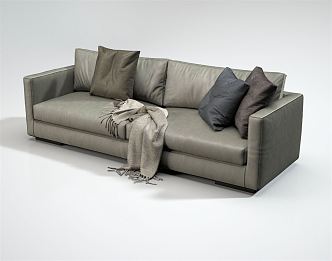 Modern Double Sofa Multi-person Sofa Combination Sofa 3d model