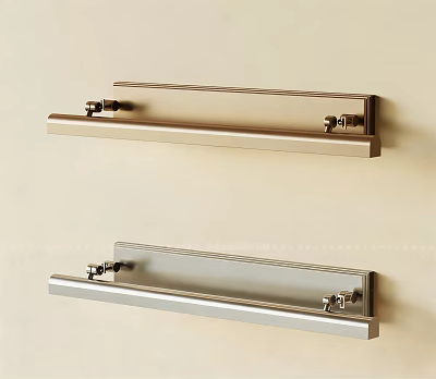 Modern Stainless Steel Wall Lights With Sleek Minimalist Design For Home Interior 3d model