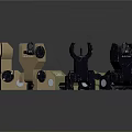 Tactical Weapon Scopes In Different Colors For Military And Hunting Applications