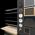 Various Designs of Air Conditioner Air Vents With Round Grille And Square Styles