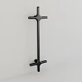 Modern Black Metal Handle Design For Wall Mounted Cabinet Or Door