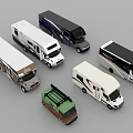 Various Recreational Vehicle Models With Different Colors And Unique Designs