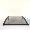 Sunshade Canopy Steel Structure Canopy Glass Canopy Tempered Glass Canopy 3d model