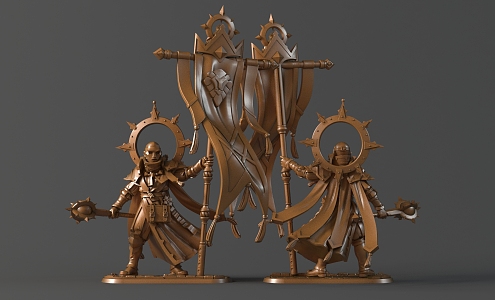 Church Warrior 3d model