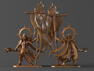 Church Warrior 3d model
