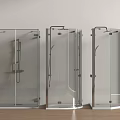 Three Transparent Glass Shower Enclosures Design For Modern Bathroom Spaces