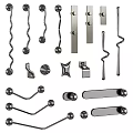 Different Styles Of Modern Metal Cabinet Handles With Various Shapes And Designs
