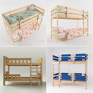 Nordic Bed Children's Bed 3d model