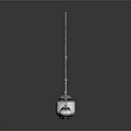 Laboratory Equipment Two Pieces With Different Lengths Long Slender Rods And Base Containers