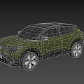 Green Modern SUV With Black Roof And Stylish Front Grille Design