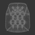 Gray Tufted Velvet Dining Chair With Black Metal Legs And Modern Design