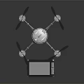 Professional High Tech Quadcopter Drone With Advanced Portable Remote Controller Device