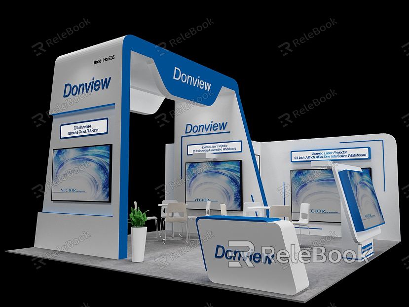 Modern Exhibition Booth model