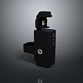 Black Portable Multi Plug Power Adapter With USB Ports For Daily Home Use