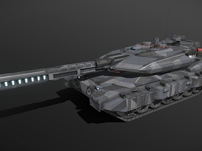 Sci-fi Leopard 3 Main Battle Tank model