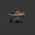 High Quality Brown Leather Lace Up Shoes Featuring Classic Upper And Sturdy Sole Design