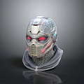 Sci-Fi Helmet Alien Helmet-Helmet High Tech Helmet Game Helmet 3d model