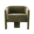 Stylish Modern Single Sofa with Comfortable Design and Various Colors for Living Room