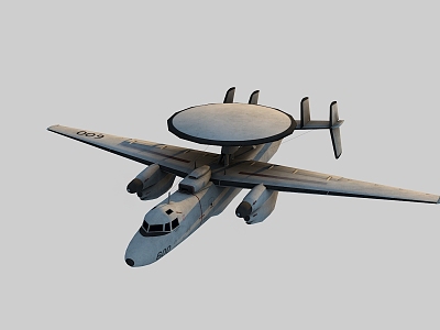 Air police 600 KJ600 E2c early warning aircraft carrier early warning aircraft 3d model