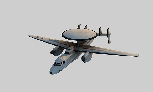 Air police 600 KJ600 E2c early warning aircraft carrier early warning aircraft 3d model