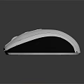 White and Black Computer Mouse with Modern Sleek Design for Desktop PC and Laptop Use 3d model