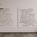 Three-dimensional text wall decoration text hanging picture three-dimensional text decoration 3d model