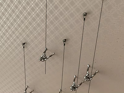 Modern pendant ornaments 3d model