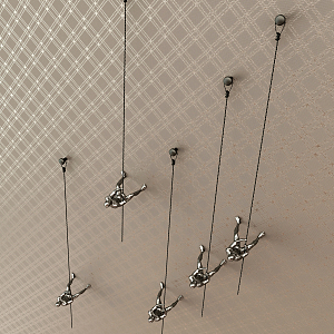 Modern pendant ornaments 3d model