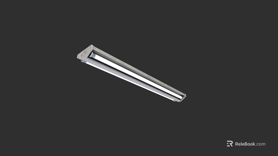Modern Slim Long Strip Ceiling Light With Sleek Design And Bright Illumination 3d model 