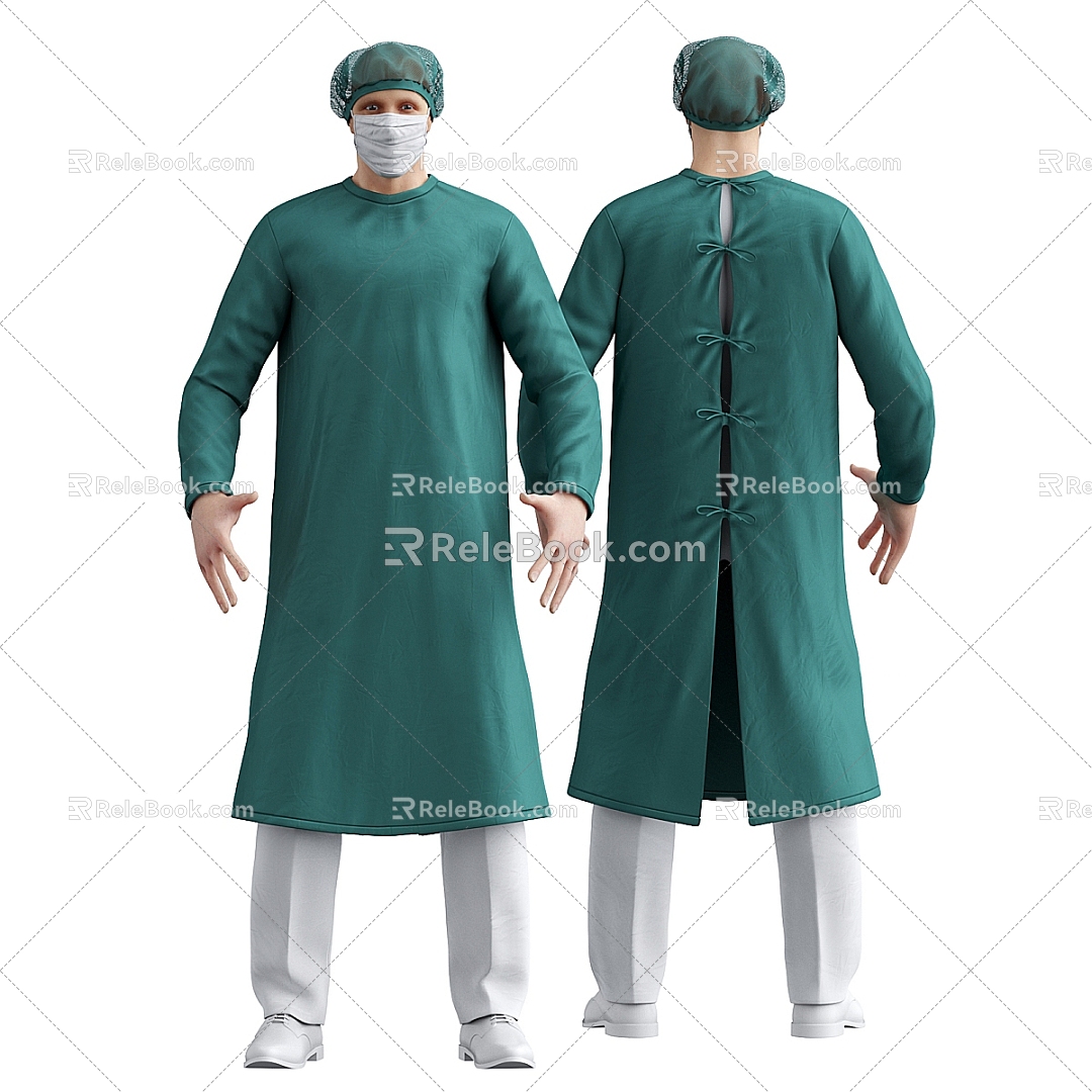 Doctor, Medical Staff 3d model