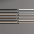 Modern Minimalist Wall Sconces Long Strip Design in Black White Beige Colors with Various Styles