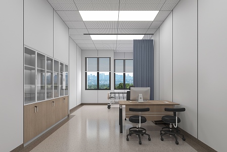 Modern Clinic Hospital Clinic 3d model