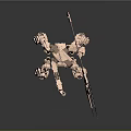 Mech Warrior Mech Soldier Machine Battlearm Mechanical Battlearm Machine Fighter Robot 3d model