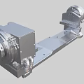 4-axis mechanical arm structure 3d model