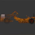 Rusty Vintage Model Trucks With Detailed Design And Classic Appearance 3d model