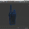 Walkie-talkie military radio walkie-talkie radio military radio communication equipment radio low face number low model simple model game video level 3d model