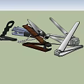 Assorted Hand Tools Including Nail Clippers Bottle Opener And Pocket Knives