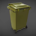 Trash Can Large Trash Can Outdoor Trash Can Community Trash Can Park Trash Can Low Face Number Low Model Simple Model Game Video Level Super Realistic High Precision 3d model
