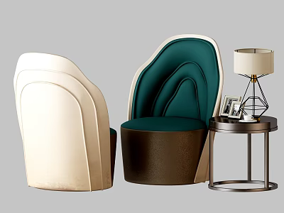 Modern Single Sofa Chair 3d model