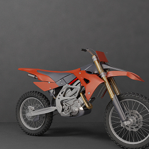 Modern Motorcycle 3d model