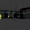 Modern Sales Office Rest Area 3d model