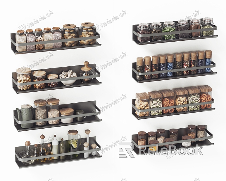 Modern Seasoning Bottle Seasoning Bottle Rack model