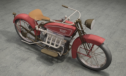 Modern Motorcycle 3d model