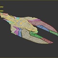 Modern fighter sci-fi fighter sci-fi fighter space fighter 3d model