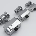 Industrial Equipment Metal Components With Precision Mechanical Parts And Various Sizes