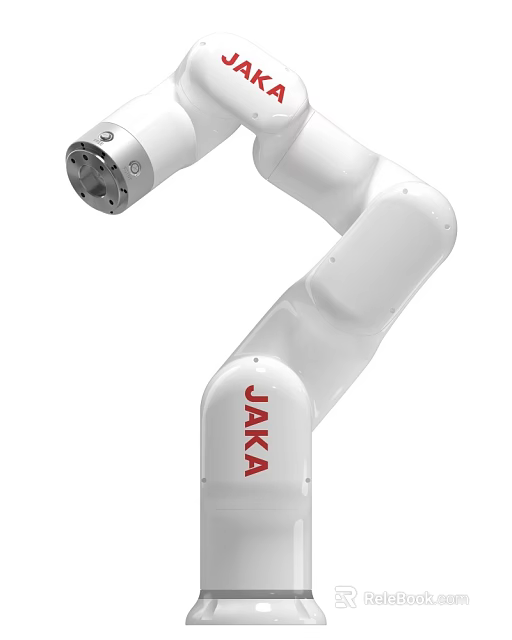 White JAKA Industrial Robotic Arm For Automated Manufacturing Processes 3d model 