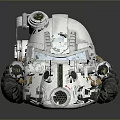 Sci-Fi Helmet Alien Helmet High Tech Helmet Game Helmet 3d model
