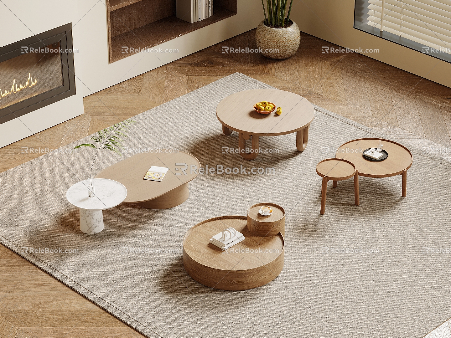 Quiet Wind Tea Table 3d model